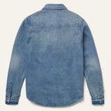 Stetson Loose Fit Denim Snap-Front Shirt - Stetson - Flyclothing LLC