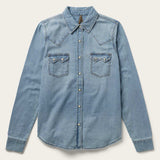Stetson Loose Fit Denim Shirt - Stetson - Flyclothing LLC