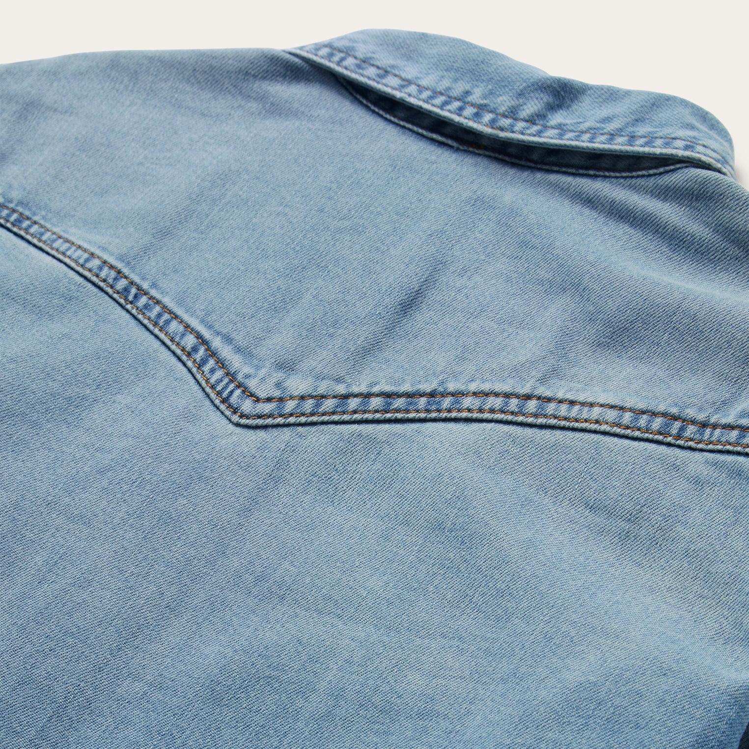 Stetson Loose Fit Denim Shirt - Stetson - Flyclothing LLC