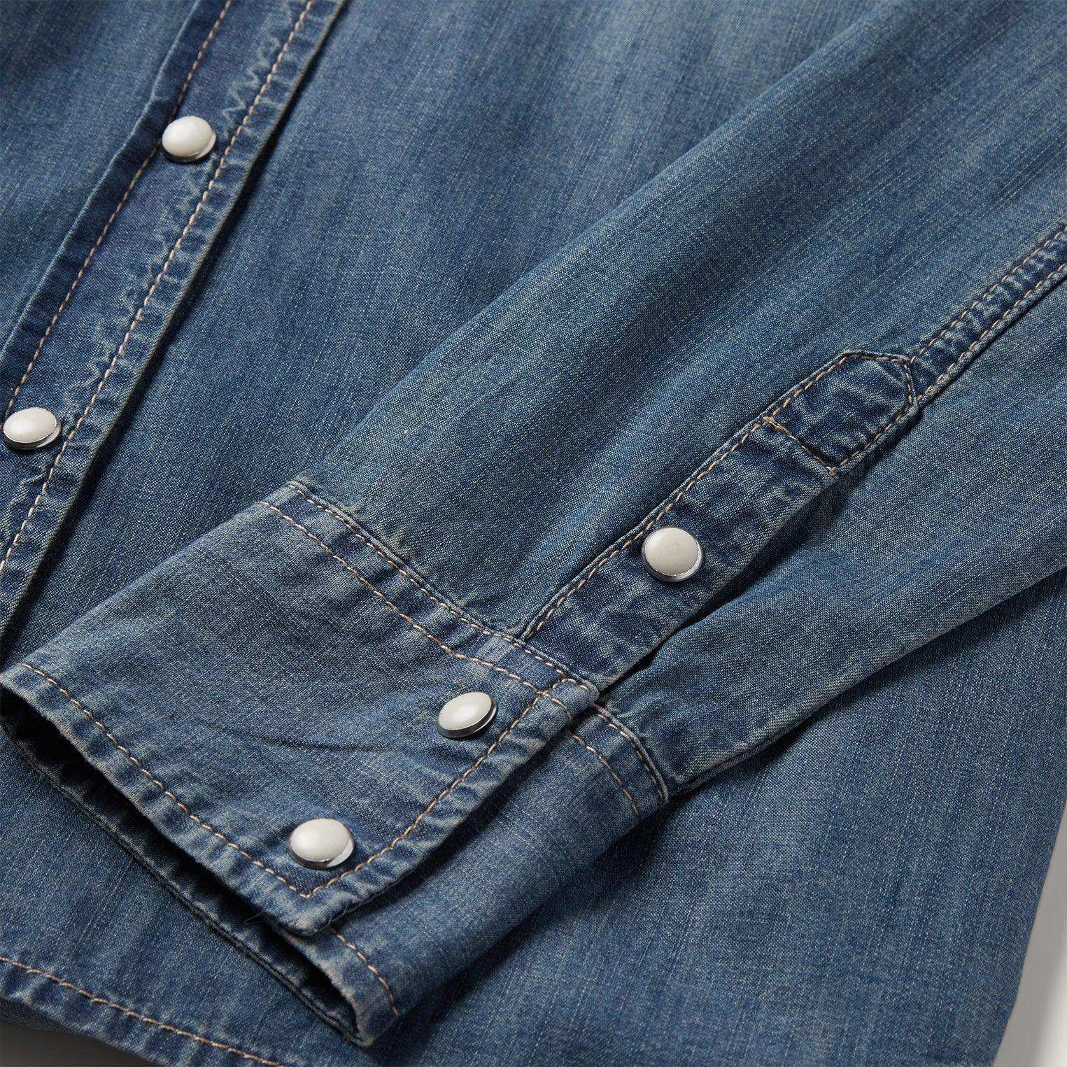 Stetson Boyfriend Fit Denim Shirt - Stetson - Flyclothing LLC