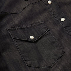 Stetson Embroidered Black Denim Shirt - Flyclothing LLC