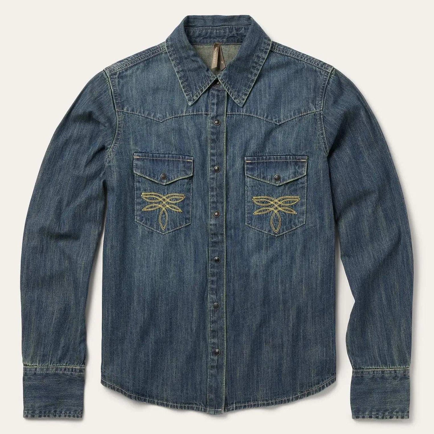 Stetson Dirty Denim Boyfriend Fit Shirt - Stetson - Flyclothing LLC