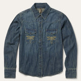 Stetson Dirty Denim Boyfriend Fit Shirt - Stetson