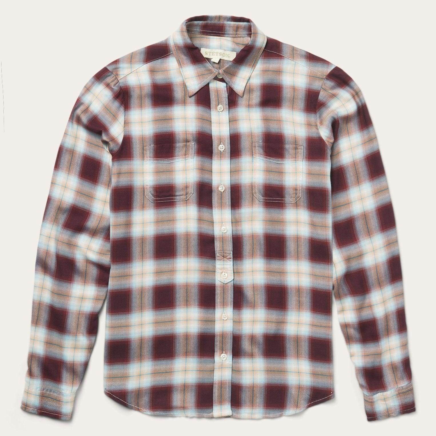 Stetson Harvest Plaid Blouse - Flyclothing LLC