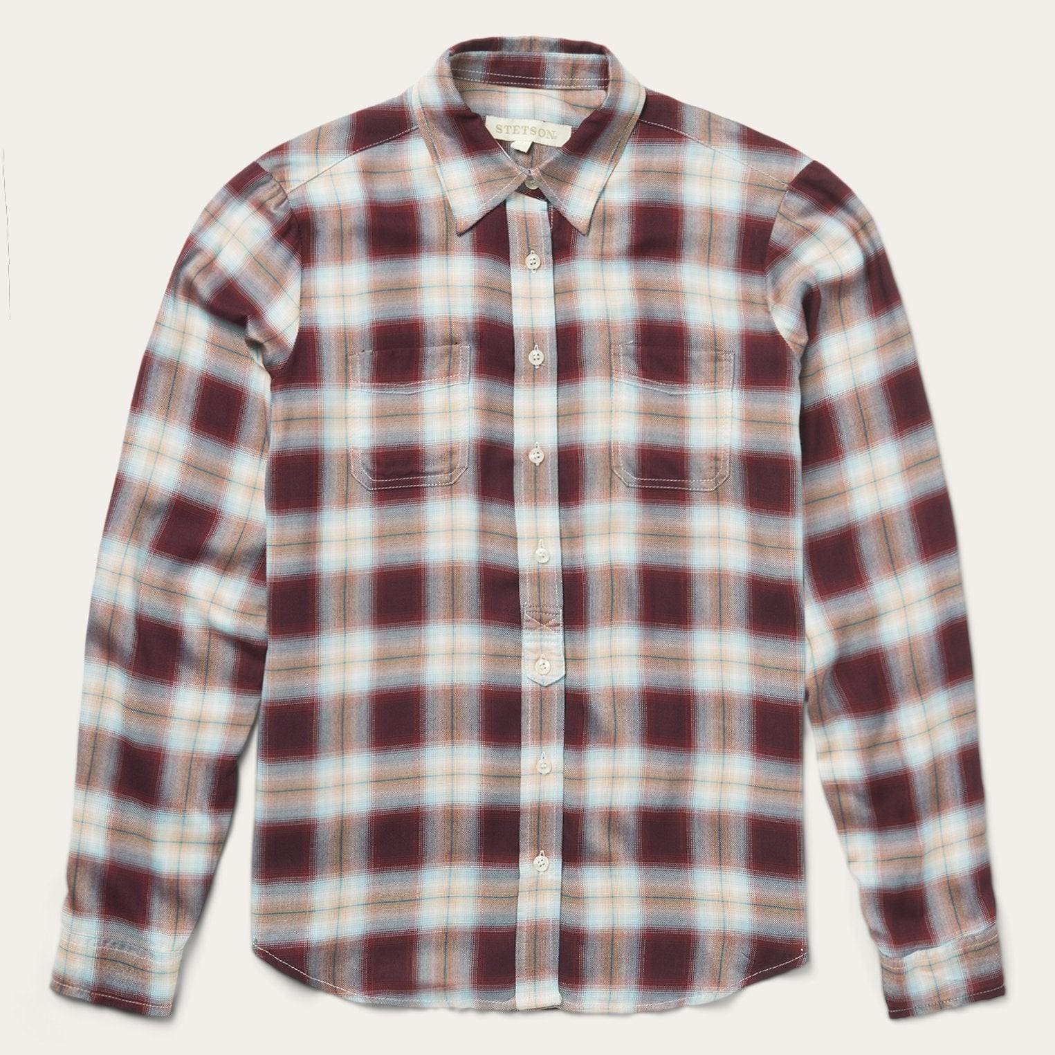 Stetson Harvest Plaid Blouse - Stetson