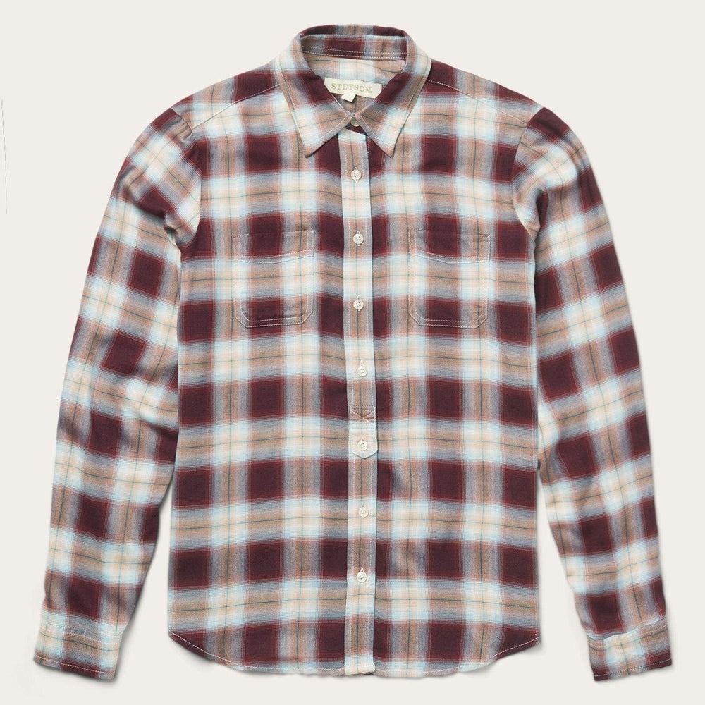 Stetson Harvest Plaid Blouse - Stetson