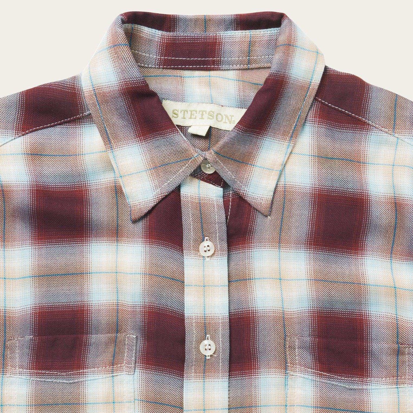 Stetson Harvest Plaid Blouse - Stetson - Flyclothing LLC