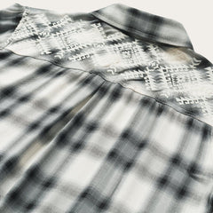 Stetson Smokey Ombre Plaid Rayon Twill Shirt - Flyclothing LLC