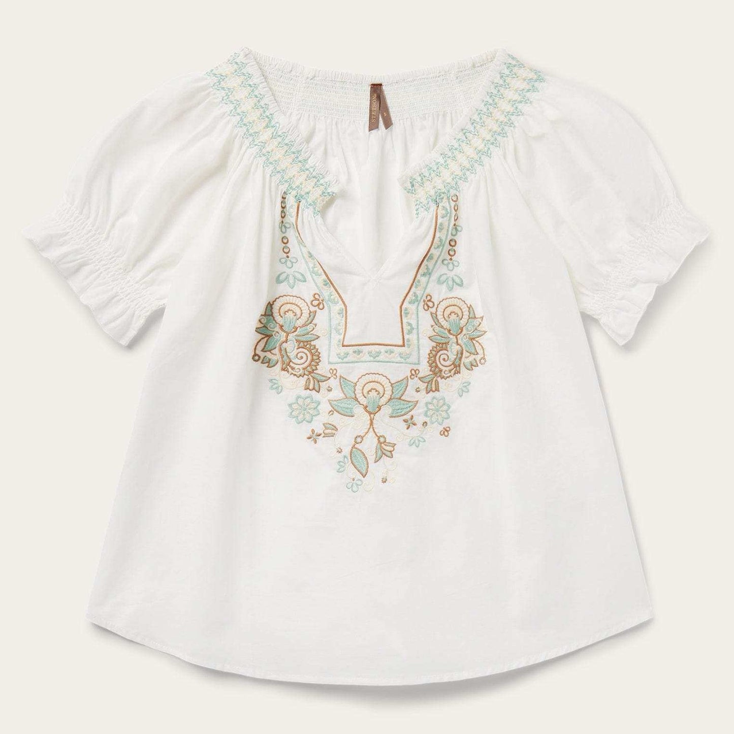 Stetson Cotton Voile Peasant Blouse - Stetson - Flyclothing LLC