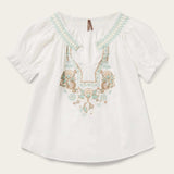 Stetson Cotton Voile Peasant Blouse - Stetson - Flyclothing LLC