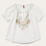 Stetson Cotton Voile Peasant Blouse - Stetson