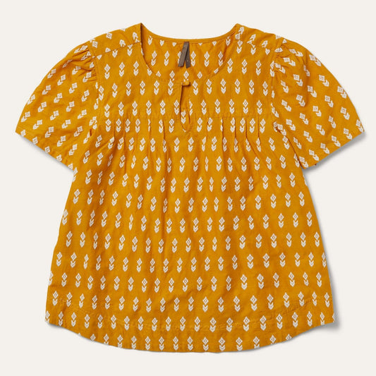 Stetson Short-Sleeved Aztec Blouse