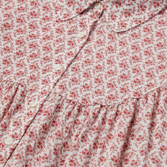 Stetson Short-Sleeved Cottage Floral Blouse