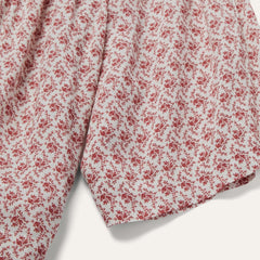 Stetson Short-Sleeved Cottage Floral Blouse