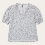 Stetson Stars Print Peasant Blouse - Stetson - Flyclothing LLC