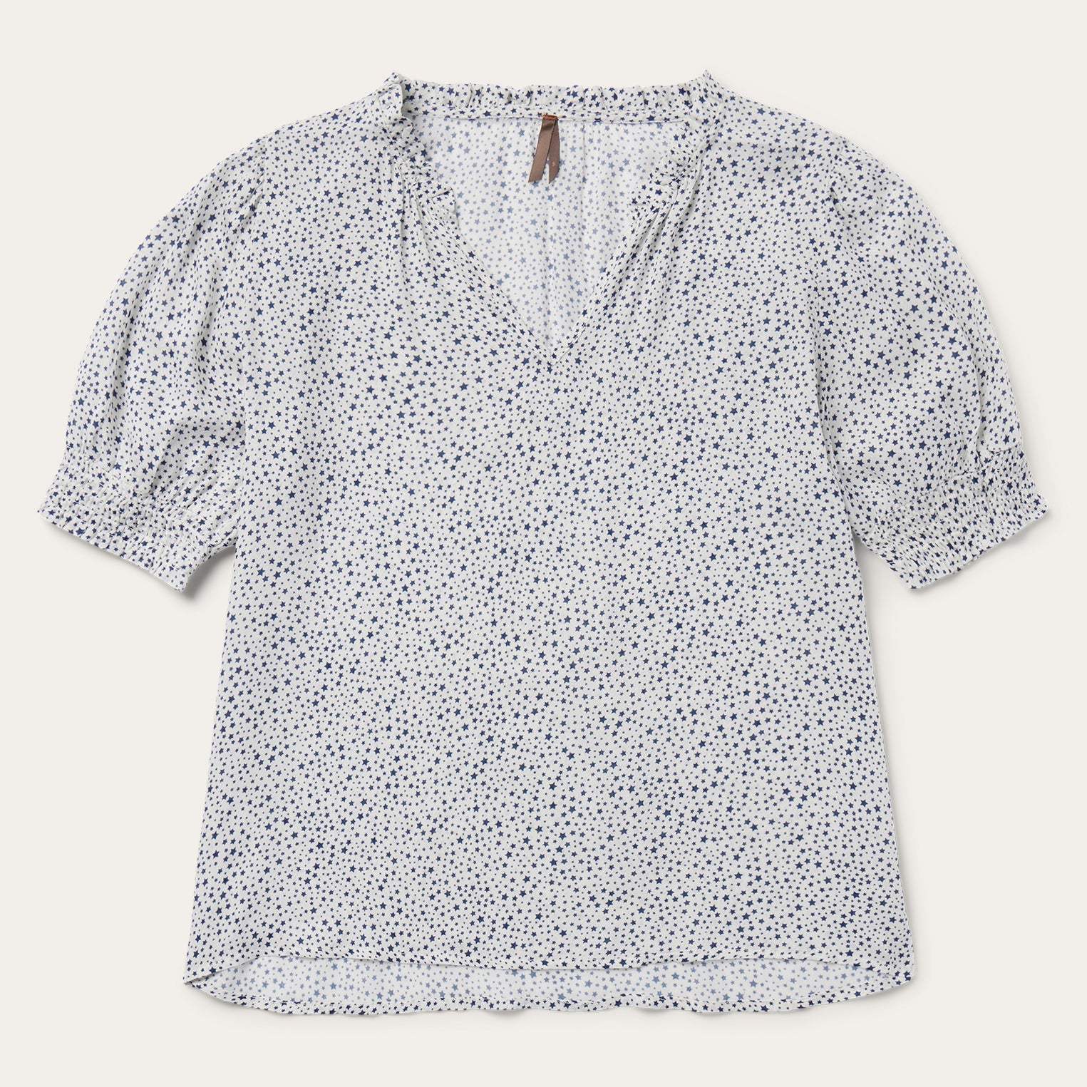 Stetson Stars Print Peasant Blouse - Stetson - Flyclothing LLC