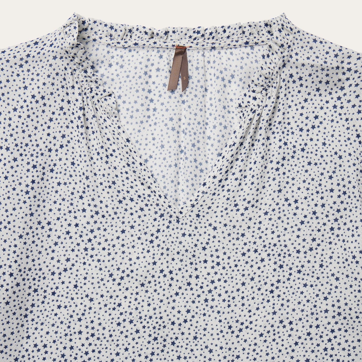 Stetson Stars Print Peasant Blouse - Stetson