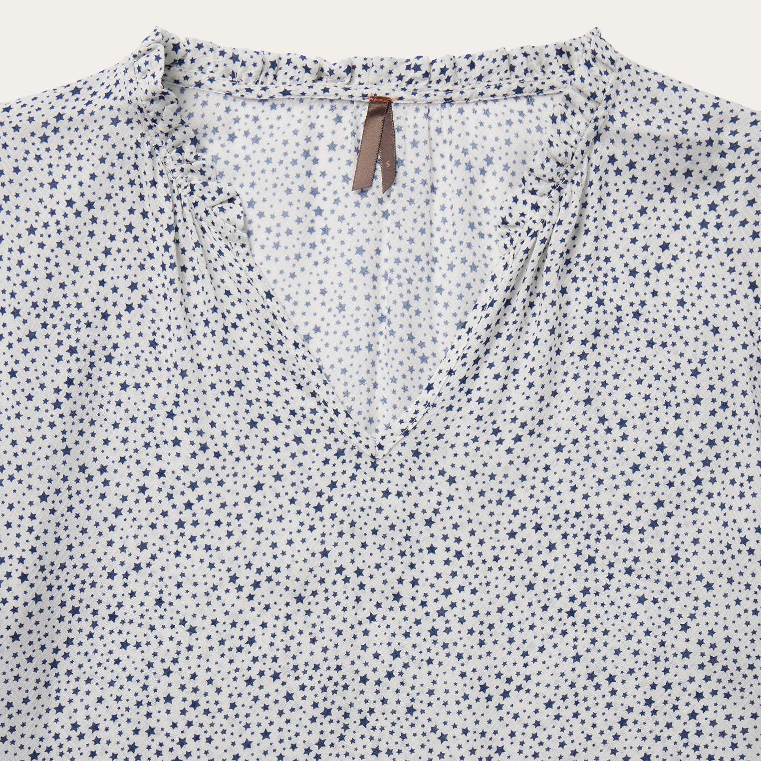 Stetson Stars Print Peasant Blouse - Stetson - Flyclothing LLC