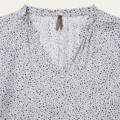 Stetson Stars Print Peasant Blouse - Stetson