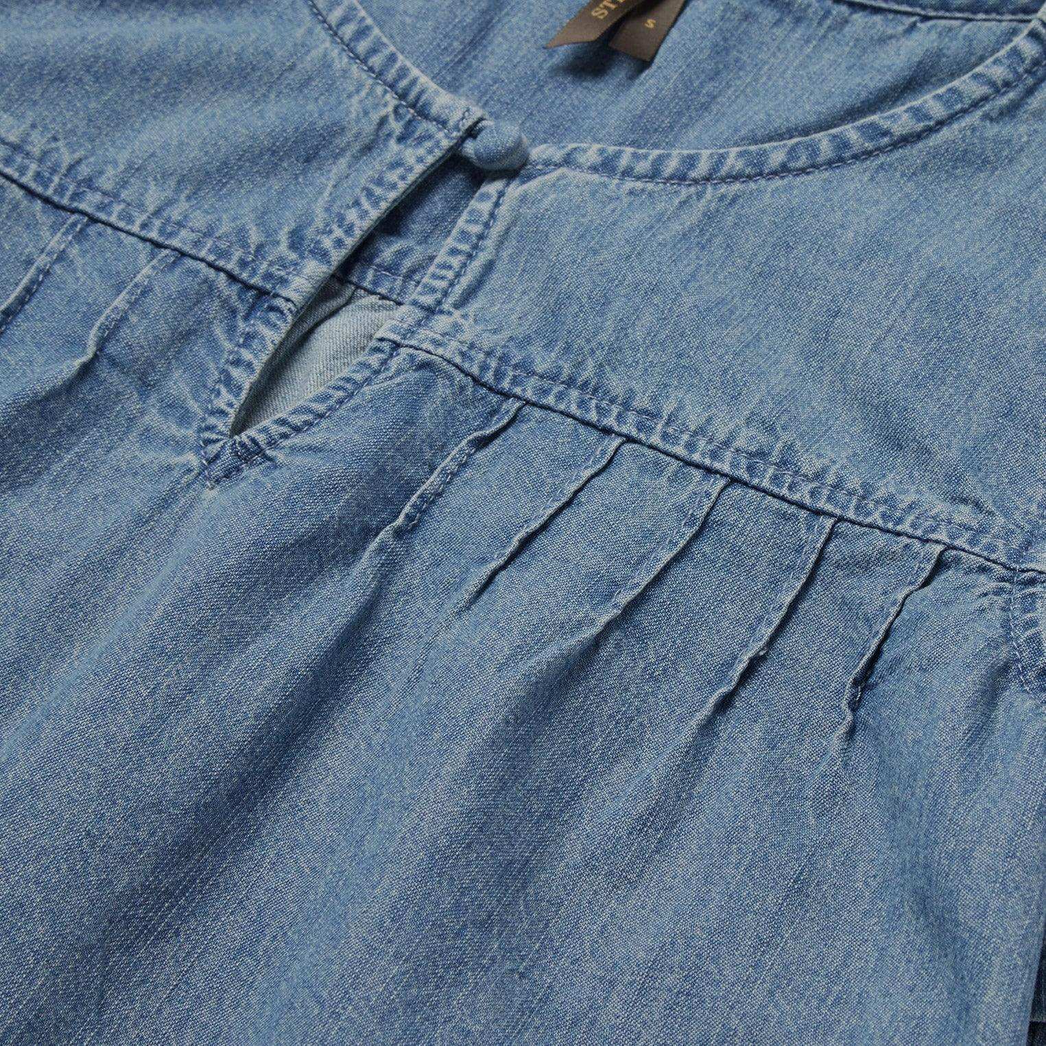 Stetson Short-Sleeved Denim Blouse - Stetson - Flyclothing LLC