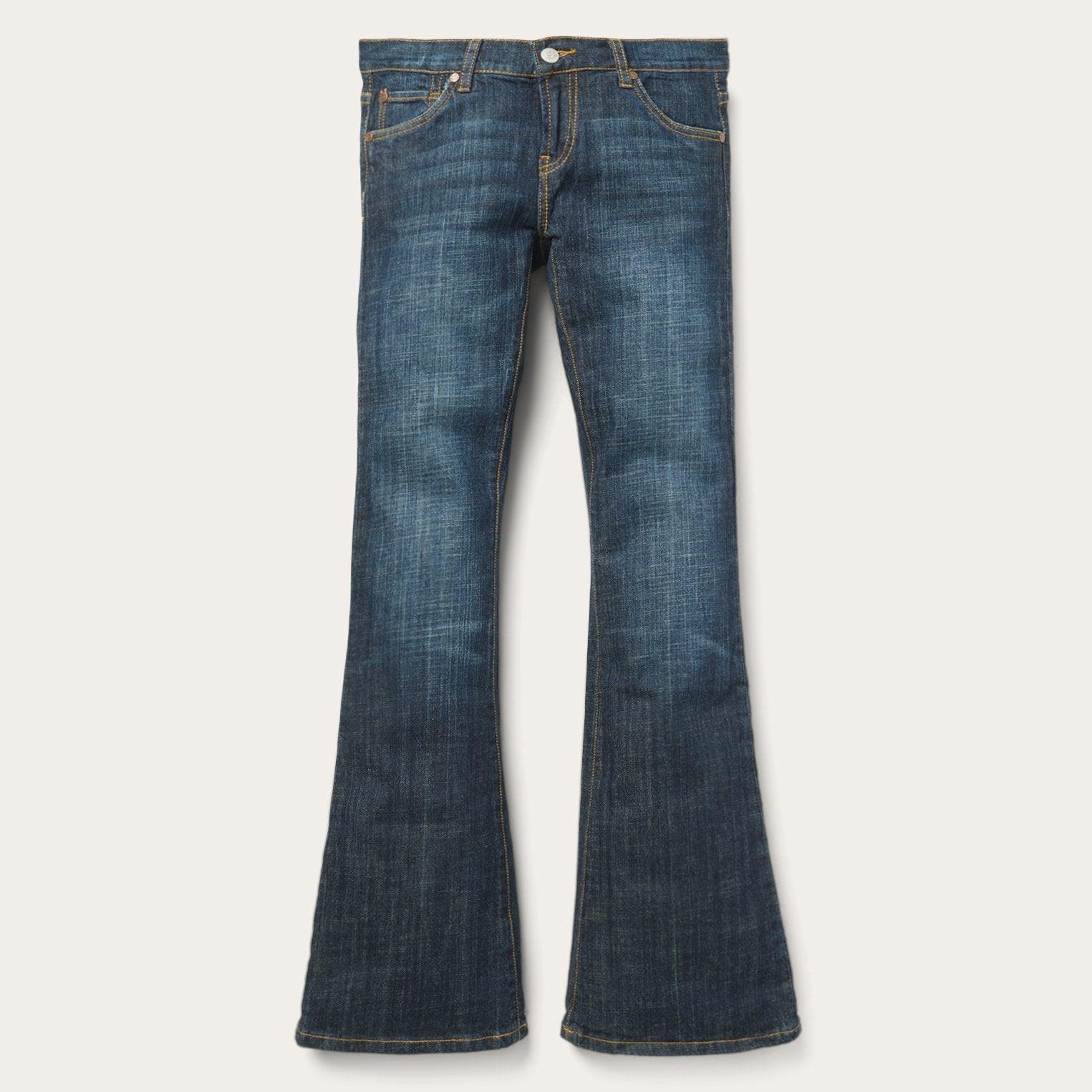 Stetson 816 Classic Boot Cut Jeans In Dark Wash - Flyclothing LLC