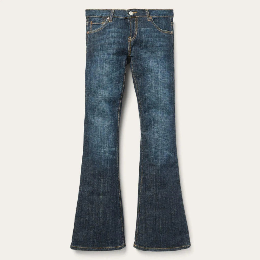 Stetson 816 Classic Boot Cut Jeans In Dark Wash - Stetson