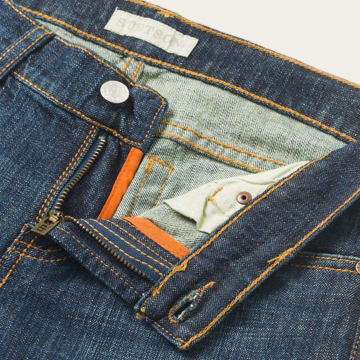 Stetson 816 Classic Boot Cut Jeans In Dark Wash - Stetson - Flyclothing LLC