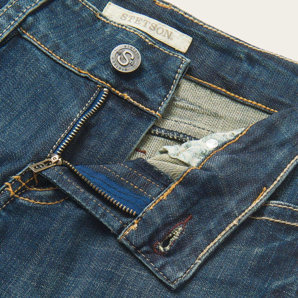 Stetson 214 City Trouser Jeans In Medium Wash - Stetson - Flyclothing LLC