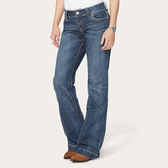 Stetson 214 City Trouser Jeans With Chevron Back Pocket - Flyclothing LLC