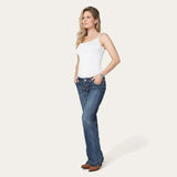 Stetson 214 City Trouser Jeans With Chevron Back Pocket - Stetson