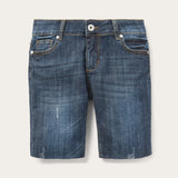 Stetson Dark Wash Denim Shorts - Stetson