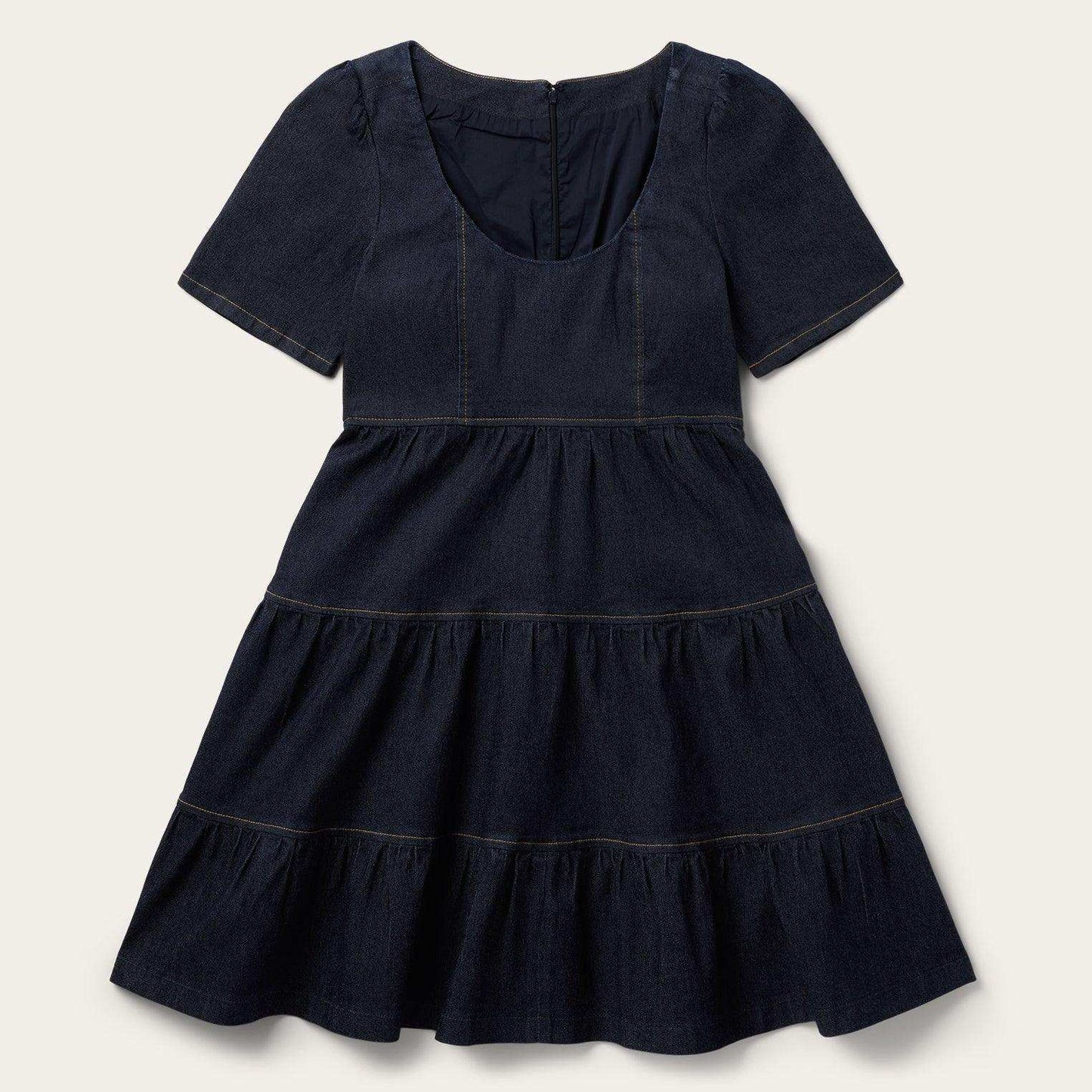 Stetson Dark Denim Dress With Contrast Top Stitching - Stetson - Flyclothing LLC
