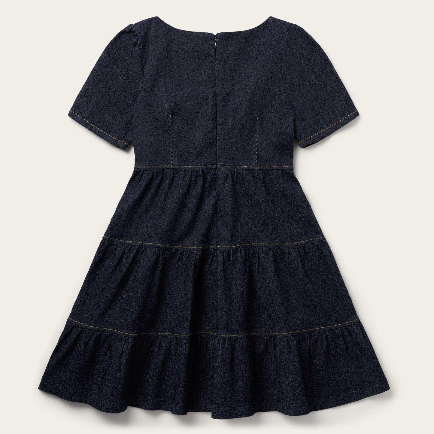 Stetson Dark Denim Dress With Contrast Top Stitching - Stetson - Flyclothing LLC