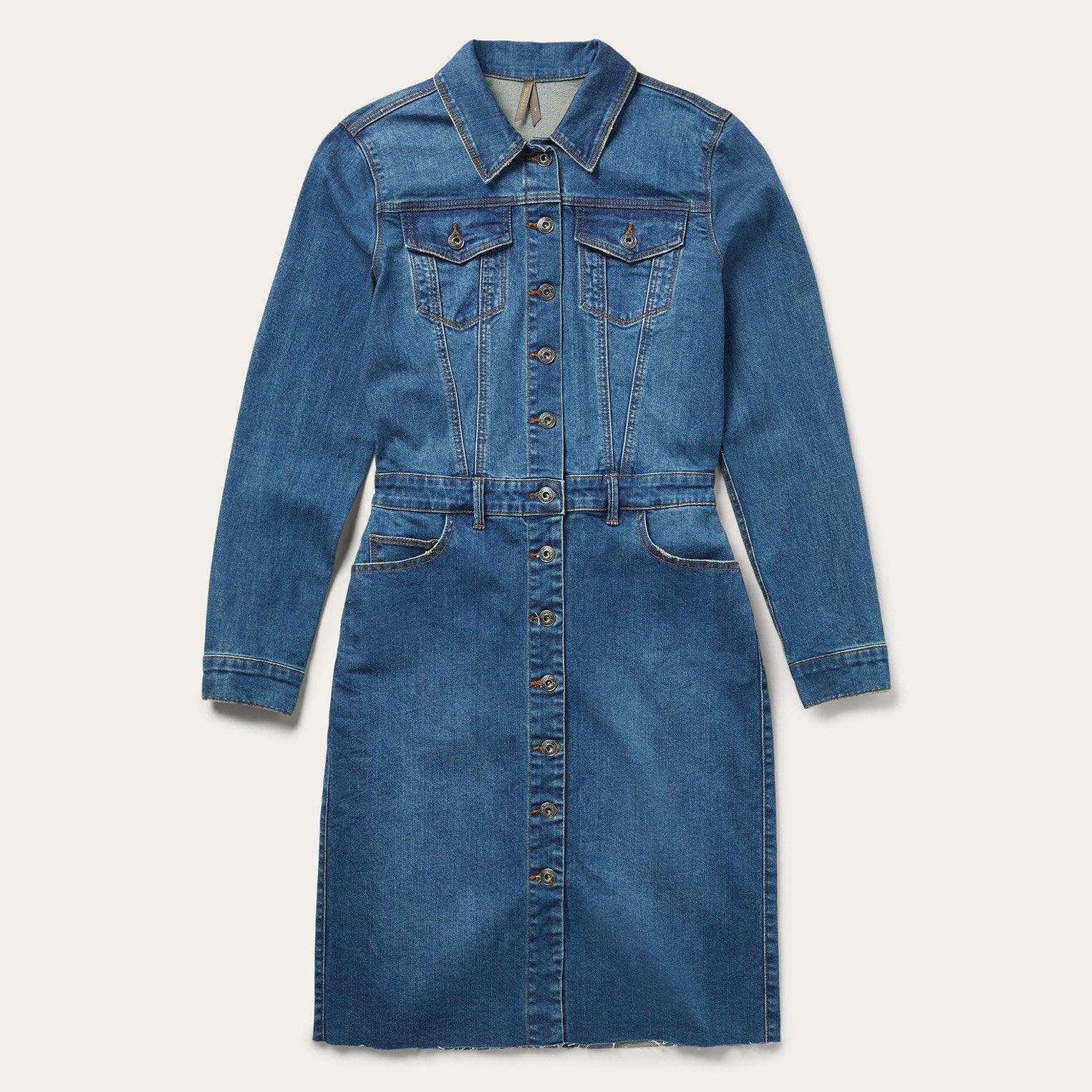 Stetson Premium Denim Shirtdress - Stetson - Flyclothing LLC