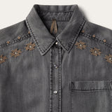 Stetson Embroidered Snap Front Shirt Dress - Stetson