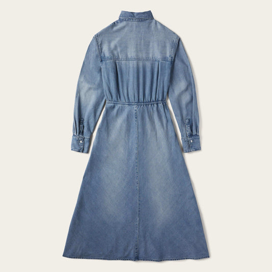 Stetson Denim Tencel Tie-Front Dress - Stetson - Flyclothing LLC