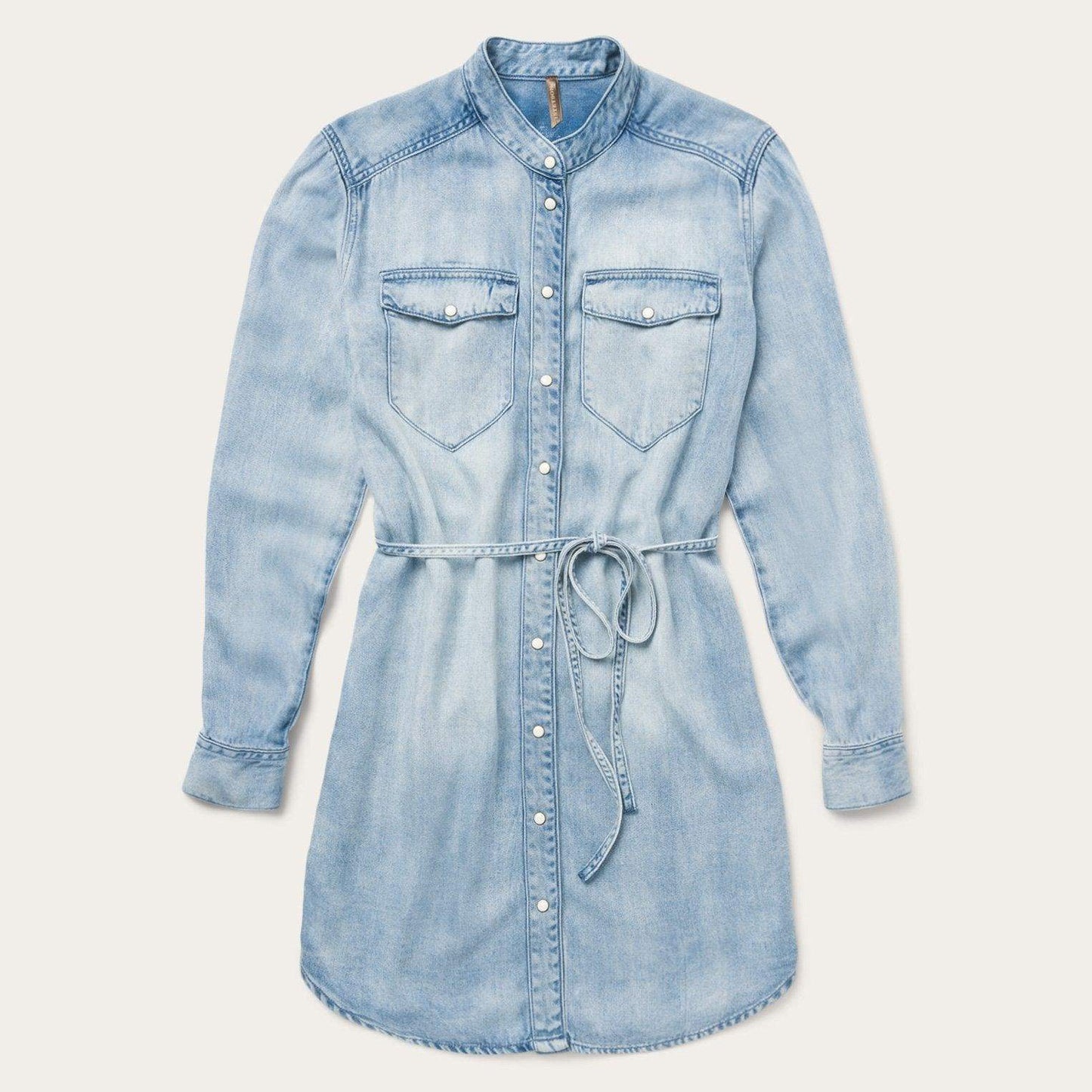 Stetson Long Sleeve Denim Shirt Dress - Stetson - Flyclothing LLC