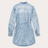 Stetson Long Sleeve Denim Shirt Dress - Stetson - Flyclothing LLC