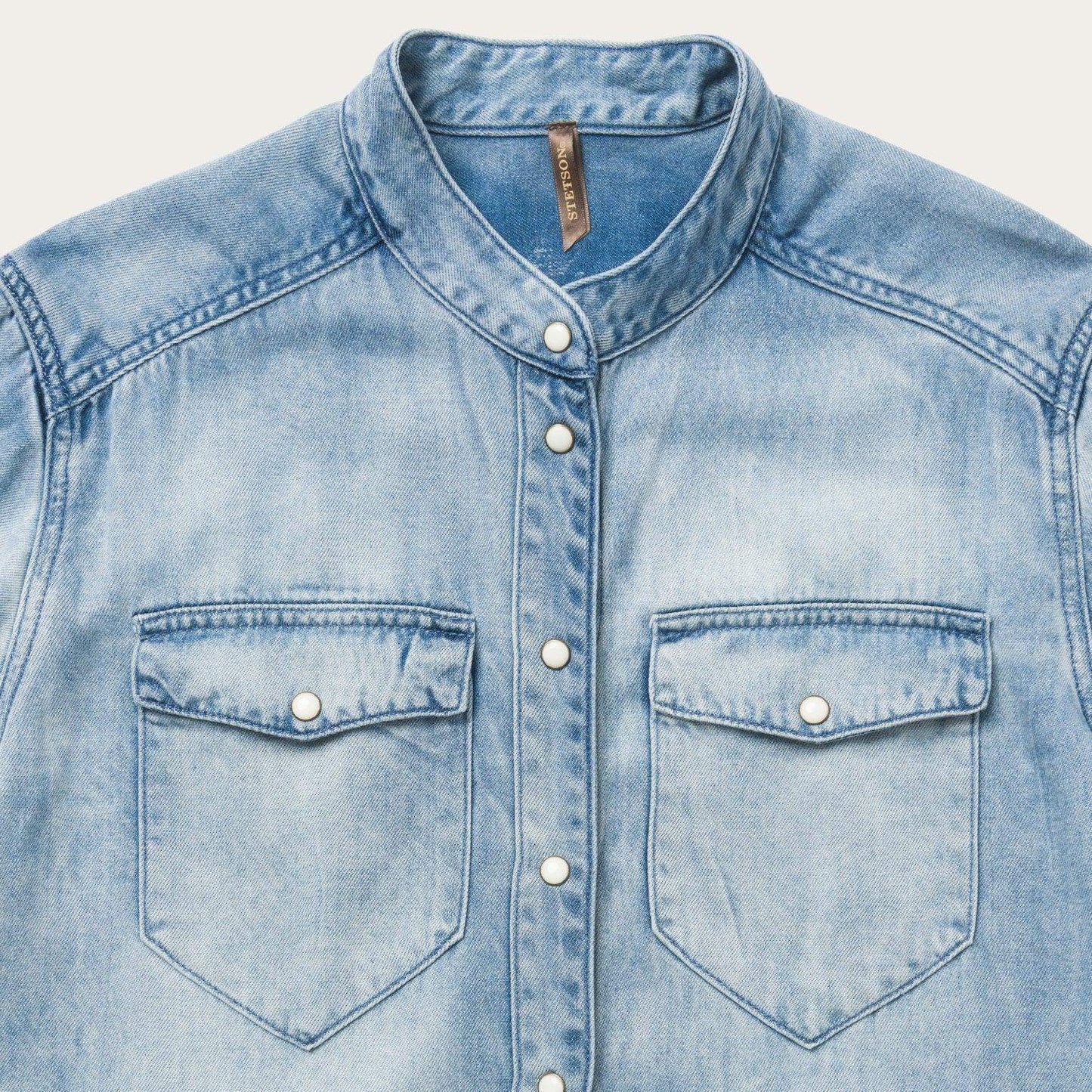 Stetson Long Sleeve Denim Shirt Dress - Stetson - Flyclothing LLC