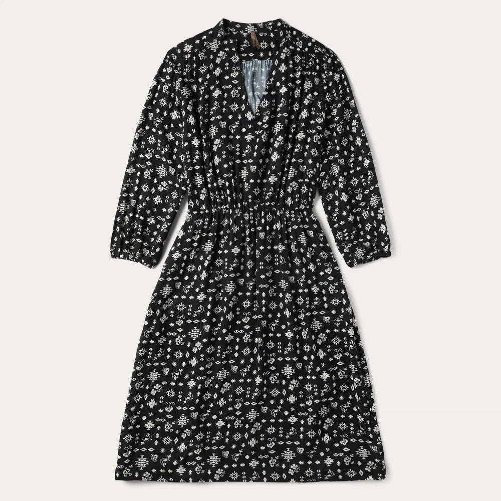 Stetson Southwestern Ditzy Print Rayon Twill Dress - Stetson