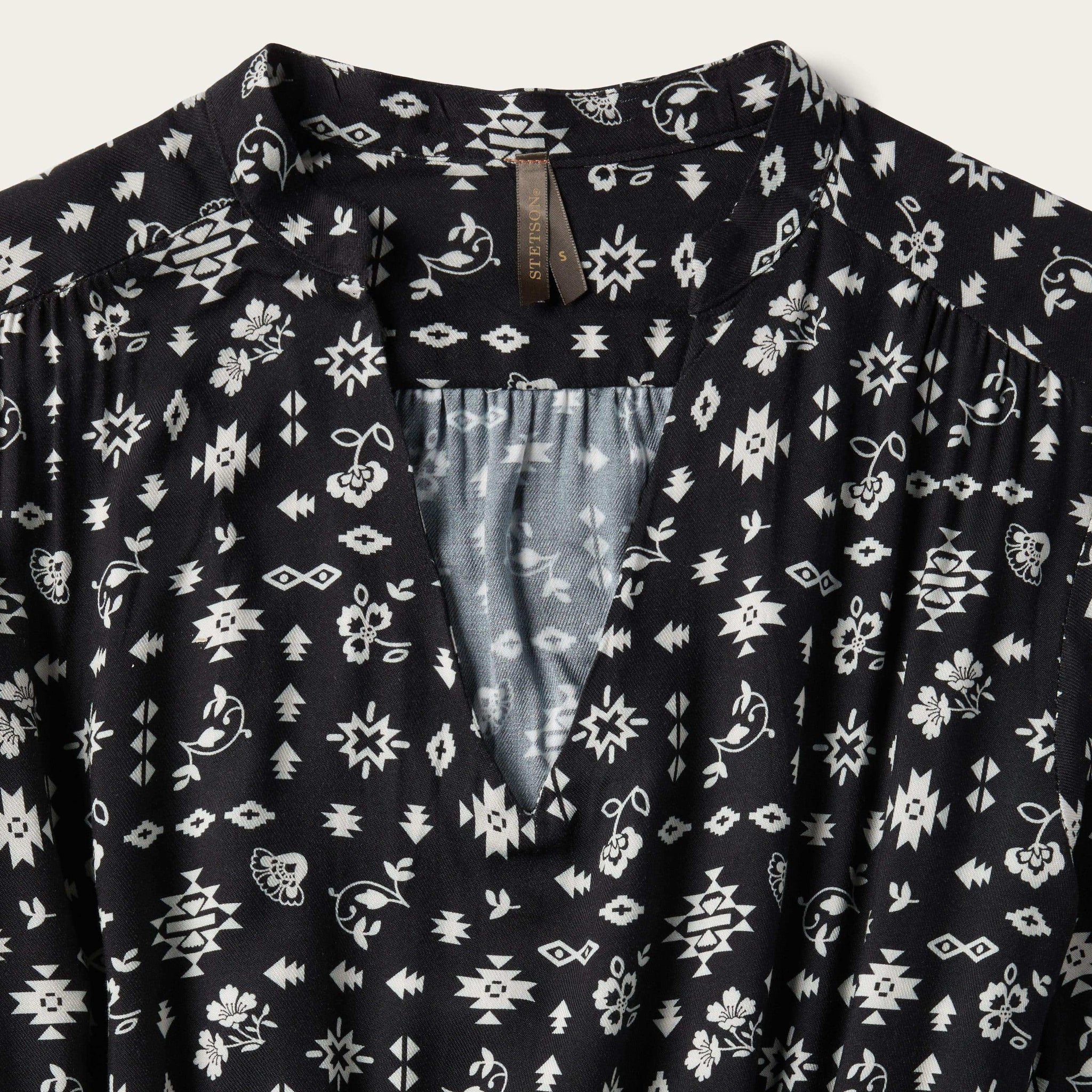 Stetson Southwestern Ditzy Print Rayon Twill Dress - Stetson - Flyclothing LLC