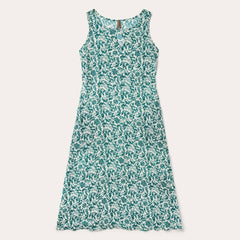 Stetson Jade Floral Print Rayon Sleeveless Dress