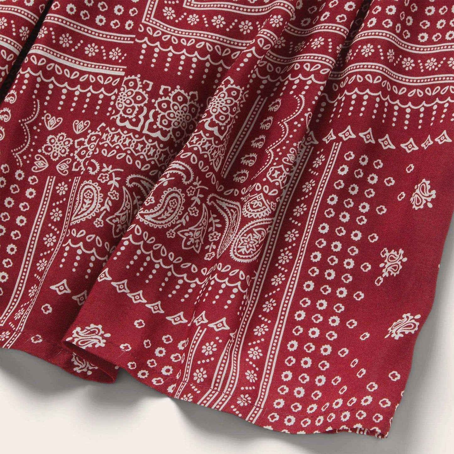 Stetson Red Bandana Patchwork Dress - Stetson - Flyclothing LLC