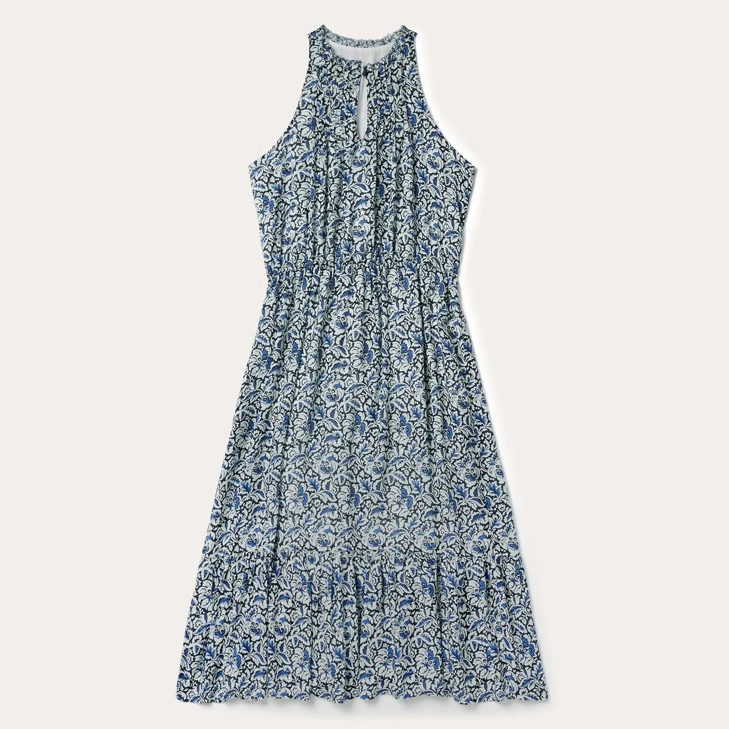Stetson Indigo Tapestry Print Prairie Dress - Stetson - Flyclothing LLC