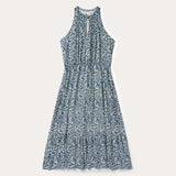 Stetson Indigo Tapestry Print Prairie Dress - Stetson - Flyclothing LLC