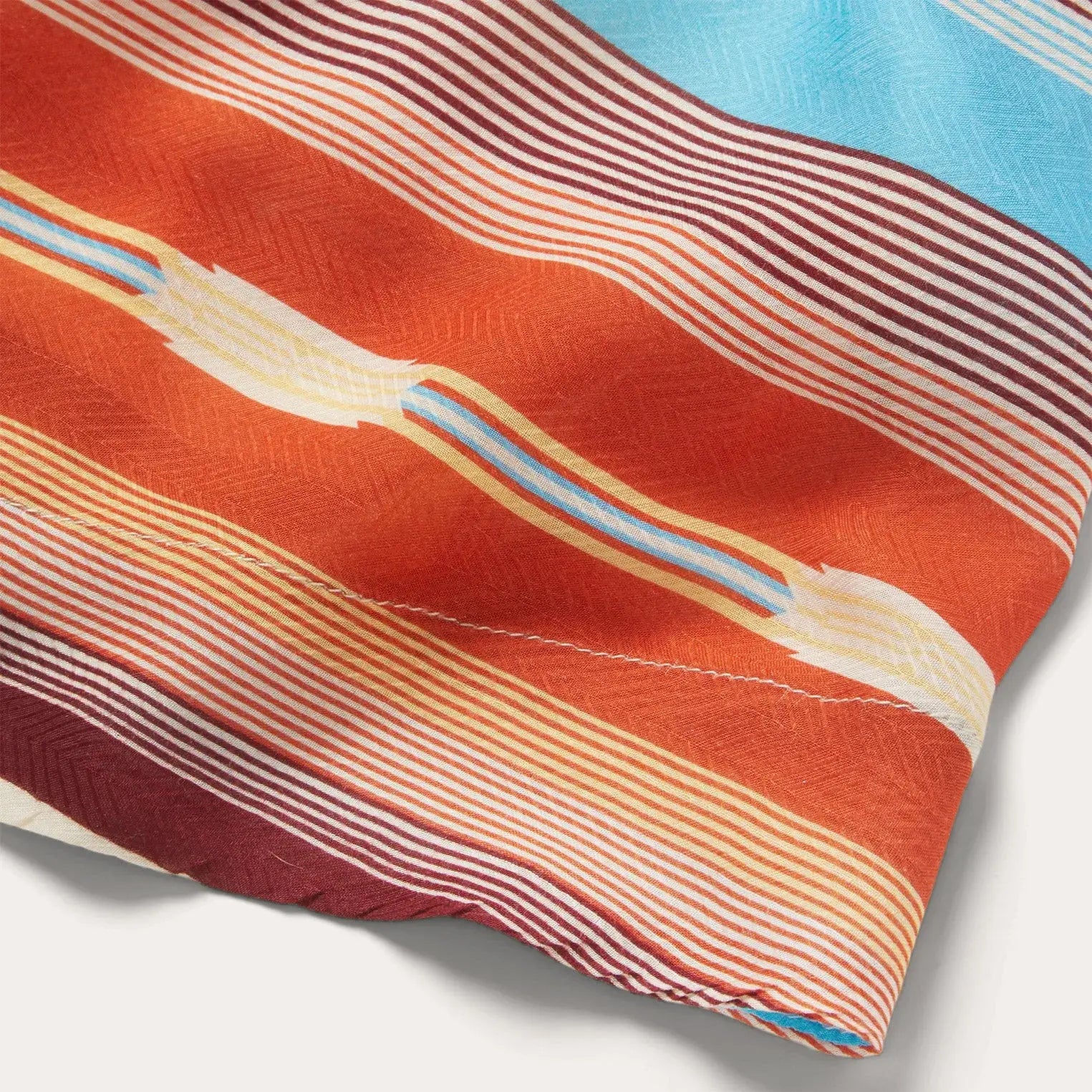 Stetson Sunset Serape Print Rayon Herringbone Wrap Front Dress - Stetson - Flyclothing LLC