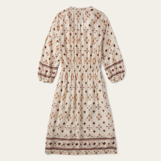 Stetson Gaucho Border Print Rayon Herringbone Dress - Stetson