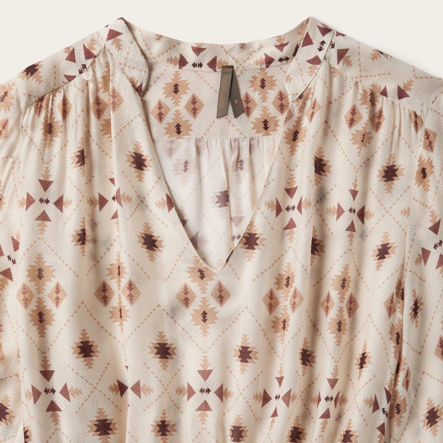 Stetson Gaucho Border Print Rayon Herringbone Dress - Stetson - Flyclothing LLC