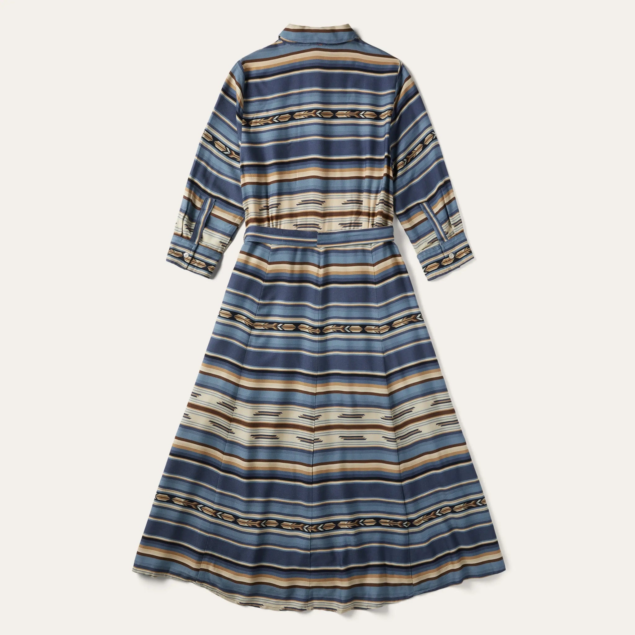Stetson Indigo Serape Print Rayon Twill Dress - Stetson - Flyclothing LLC