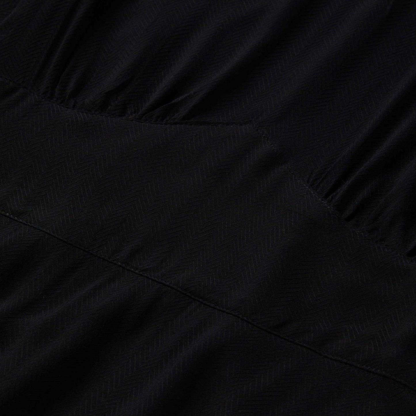 Stetson Black Rayon Herringbone Twill Midi Dress - Stetson - Flyclothing LLC